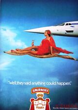 1980 'Smirnoff' Anúncio de Vodca (Magic Carpet Concorde) - Impressão Original AD, usado comprar usado  Enviando para Brazil