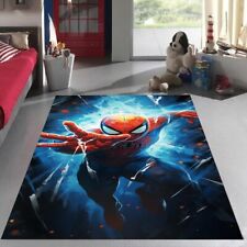 Tapete de quarto infantil impresso digital Spiderman, tapete temático antiderrapante super-herói, design personalizado comprar usado  Enviando para Brazil