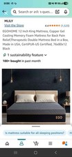 Egohome inch king for sale  West Des Moines