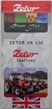 Oryginalna broszura kieszonkowa Zetor Tractor Range, ok. 2000., Proxima i Forterra na sprzedaż  Wysyłka do Poland