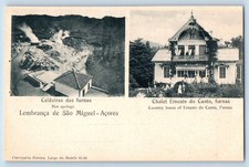Cartão postal antigo de Portugal multivisualização Lembranca de São Miguel Acores c1905 comprar usado  Enviando para Brazil