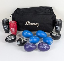 Ibanez Black Gig Bag com zíper + 12 Egg Shakers acessórios para músico de percussão  comprar usado  Enviando para Brazil