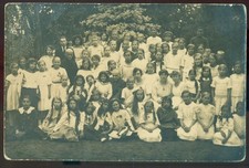 Usado, Coro infantil da Letônia grupo de meninas 22,05 1926 RPPC estúdio fotográfico Hugo Feldmanis comprar usado  Enviando para Brazil