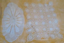 White vintage crochet for sale  OTLEY