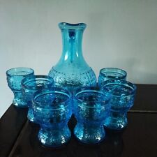 Italian blue glass for sale  WAKEFIELD