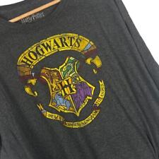 Camiseta gráfica HARRY POTTER XXL 2XL gris escudo de la casa de la escuela Hogwarts para hombre segunda mano  Embacar hacia Argentina