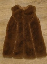 Fake fur weste gebraucht kaufen  Schwartbuck