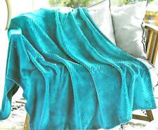 Plaid velours bleu d'occasion  Saujon