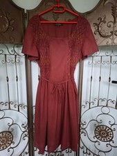Kleid tunika bordeauxrot gebraucht kaufen  Fürstenberg/Havel