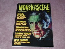 MONSTERSCENE magazine # 3, Basil Gogos, Chris Lee, Disney's Tower of Terror ride, usado comprar usado  Enviando para Brazil