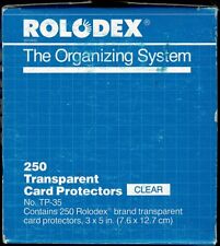 Rolodex 3x5 transparent for sale  Durham