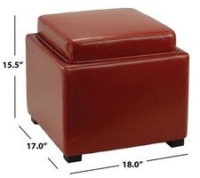 Safavieh bobbie ottoman for sale  Whitestown