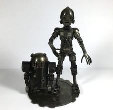 Estátua estrutura sucata de metal Star Wars R2-D2 e C-3PO aproximadamente 10 x 7"  comprar usado  Enviando para Brazil