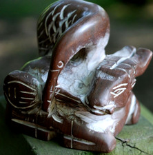 Vtg hand carved for sale  Rush