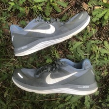 Tênis de corrida Nike Dual Fusion X2 feminino tamanho 7.5 cinza azul 819318-002, usado comprar usado  Enviando para Brazil