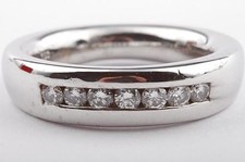 Pierścionek z brylantowym diamentem 750 18K białe złoto rozmiar 50 doskonały! # na sprzedaż  Wysyłka do Poland
