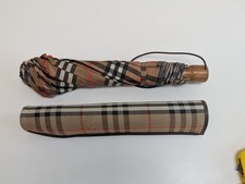 Vintage burberry umbrella for sale  LONDON