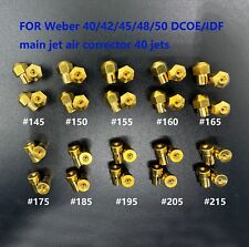 Kit de jateamento Weber DCOE IDF 4x principal 145,150,155,160,165 air 175,185,195,205,215 comprar usado  Enviando para Brazil