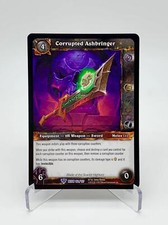 Corrupted Ashbringer World of Warcraft WoW TCG REINADO 182/197 comprar usado  Enviando para Brazil