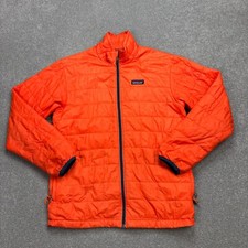 Jaqueta Patagonia Infantil Grande Laranja Nano Puff Casaco Isolado Primaloft Juventude* comprar usado  Enviando para Brazil