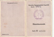 Ddr ausweis dienstausweis gebraucht kaufen  Döbeln