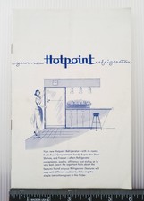 Mediados de Siglo Hotpoint Refrigerador Instrucciones Garantía Guía Cajetilla comprar usado  Enviando para Brazil