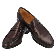 Chaussures cuir bordeaux d'occasion  Expédié en France