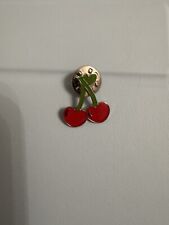 Cherries pin badge. for sale  KIRKWALL