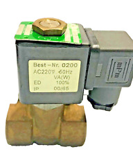 IMI NORGREN Buschjost 0927200 2 vias válvula solenóide de latão NC 1/2" 220V AC comprar usado  Enviando para Brazil