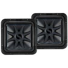 Kicker 44L7S152 Car Audio Solobaric 15 "Subwoofer Square L7 Dual 2 Ohm Sub Par comprar usado  Enviando para Brazil