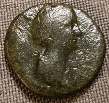 Sesterzio faustina antica usato  Roma