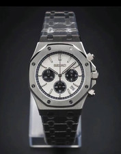 Seikmod Octa Chrono | White Dial, Panda Subdials, Quartz Chronograph, usado comprar usado  Enviando para Brazil