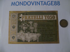 Cartoncino pubblicitario f.lli usato  Como