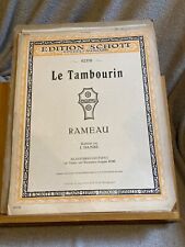 Rameau tambourin partition d'occasion  Rennes