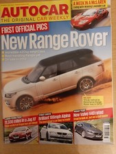 Autocar 15th aug for sale  BRIDGWATER
