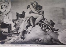 Używany, Wenecja Włochy RPPC Pocztówka Początek XX wieku Rzadka Palazzo Labbia Luck Tiepolo Angel  na sprzedaż  Wysyłka do Poland