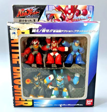 Bandai 1995 Capcom Rockman 7 Battle Brusher conjunto 5 mini boneco Mega Man na caixa comprar usado  Enviando para Brazil