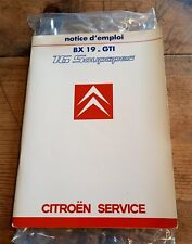 Emploi citroen bx d'occasion  Paris XV