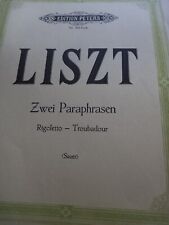 Noten klavier liszt gebraucht kaufen  Bingen