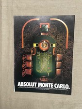 Usado, Publicidade de revista Absolut Vodka Monte Carlo 1996 comprar usado Usado, Publicidade de revista Absolut Vodka Monte Carlo 1996 comprar usado  Enviando para Brazil
