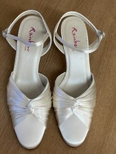 Cream ivory satin for sale  SWINDON