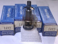 (4) Philco 1AY2 Star Light meia onda retificador tubos de áudio para televisão - Testado comprar usado  Enviando para Brazil