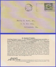 Radiador e hélice USA3 #C4 ADDR FAC-SÍMILE FDC comprar usado  Enviando para Brazil