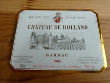étiquette vin chateau d'occasion  Quimperlé