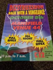 Rave flyer dizstruxshon for sale  UK