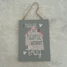 Dog wooden plaque for sale  MOLD
