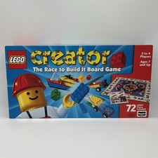 Juego de mesa LEGO Creator RoseArt The Race To Build It de colección - Falta sombrero amarillo segunda mano  Embacar hacia Mexico