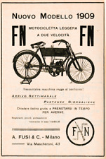 Advertising 1909 moto d'occasion  Expédié en Belgium