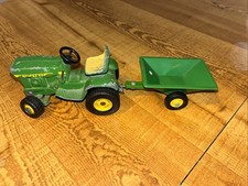 Trator de grama John Deere 140 carrinho basculante vagão com escotilha basculante, usado comprar usado  Enviando para Brazil