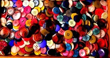 Colorful plastic buttons for sale  Racine